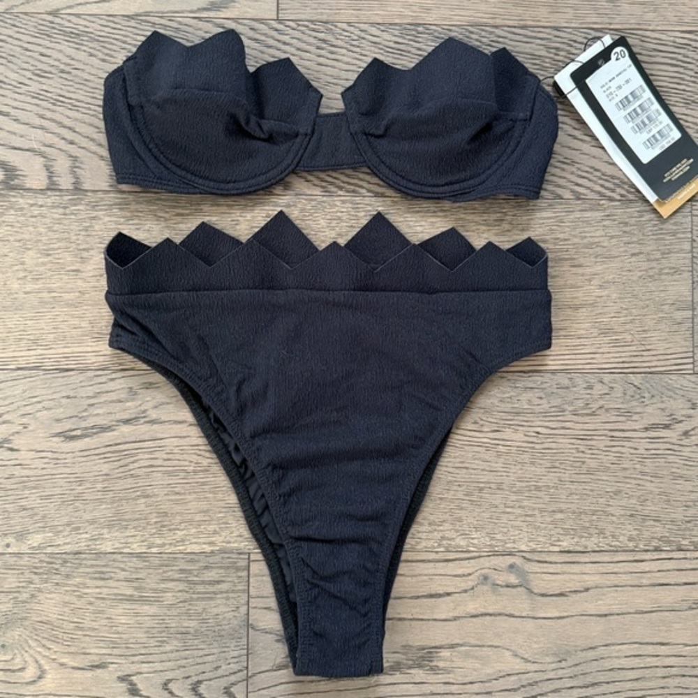 Vix Firenze Imani Bandeau and High Waisted Hot Pants Bikini